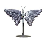 Giwnhvx Elegante ornamento a forma di ala di farfalla in cristallo naturale, per bomboniere, souvenir, rinascita, trasforma, simbolico, guarigione, pietra preziosa A 6 x 11,5 cm