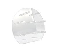 Giwnhvx Espositore per ciambelle in acrilico ciambella da parete, espositore per , 8 fori per ciambelle, decorazioni per feste, baby showers, festa di compleanno
