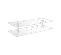 Giwnhvx Espositore per torta in acrilico trasparente a 21 fori per matrimoni, feste prenatali, compleanni, Halloween, caramelle decorative, facile da usare, trasparente