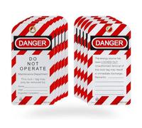 Giwnhvx Etichette di pericolo Non Utilizzare Etichette di avvertimento Etichette di manutenzione Etichette per bagagli per Etichette di Blocco, Riparazione Di Attrezzature Facile Da Usare