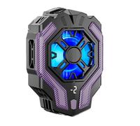 Giwnhvx F18 Ventilatore di Raffreddamento del Telefono Cellulare Display Digitale Radiatore a Clip Posteriore Raffreddatore per Telefono Gaming Dissipatore di Cool