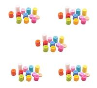 Giwnhvx Fai da te per pittura casuale da 500 bottoni artigianali per bambini fai da te, in plastica, colore casuale, 20 mm