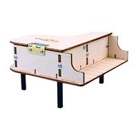 Giwnhvx Fai da te Puzzle di Pianoforte Modello di Legno Scatola di Musica Manovella Assemblea dei Bambini Educare Il Giocattolo