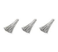 Giwnhvx Fascette stringicavo in acciaio inossidabile, 300 pezzi, 20 cm, resistenti, autobloccanti, fascette di bloccaggio in metallo