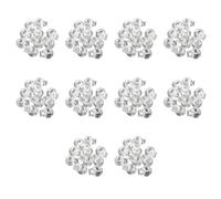 Giwnhvx Fermacorda a molla in plastica con foro singolo, 100 pezzi