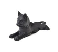 Giwnhvx Fermaporta a forma di gatto in ghisa, design vintage, decorazione per pavimento, antivento