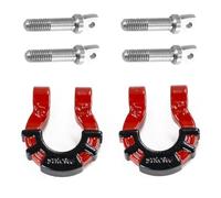 Giwnhvx Fibbia di Salvataggio con Fibbia A Forma di U per Paraurti Anteriore per Auto da Arrampicata 1/81/10, Fibbia A Forma di U Bicolore Simulata +