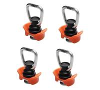 Giwnhvx Fibbia in acciaio inox con chiusura a sfera fissa, elemento a forma di chiave per la creazione di gioielli fai da te