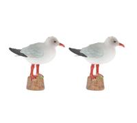 Giwnhvx Figure di uccelli Volant Decorazione Animale Decorazione Statua Decorazione Spiaggia Costiera Vintage Decorazione Interna