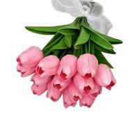 Giwnhvx Fiori artificiali, bouquet, 15 fiori artificiali, regalo di San B