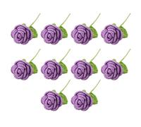 Giwnhvx Fiori Artificiali di Rose Lavorate A Mano A Maglia, Decorazione di Bouquet Lavorato A Maglia all'Uncinetto, Decorazione della Tavola, Regalo di Festa B