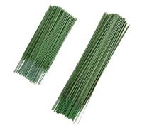 Giwnhvx Fiorista, 200 Pezzi di Stelo Floreale in Plastica, Stelo di Fiore Artificiale Punta di Pianta Fiorista Verde Floreale