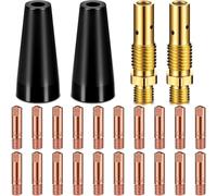 Giwnhvx Flux Core Airless Ugelli Kit Flux Core Saldatore Flux Saldatore Punta di contatto Ugello Airless Diffusore Gas per Weldinggun Kit B
