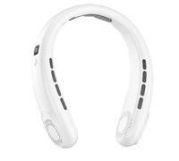 Giwnhvx Foglia meno collo appeso piccolo ventilatore USB ricarica esterna portatile sport collo appeso ventilatore essenziale estate C
