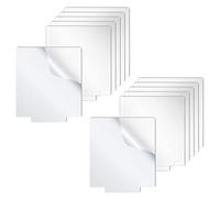 Giwnhvx Foglio Acrilico Trasparente per Segnaletica da Tavolo con Base A LED Progetti di Visualizzazione Fai da Te Luci A LED Artigianali per Progetti 12 Pezzi Piece