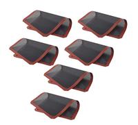 Giwnhvx Foglio da 6 Pezzi In Silicone da Forno, Rivestimento Antiaderente per Rivestimento In Rete Perforata, Tappetino per Biscotti al Forno, Disponibile su Entrambi I Lati