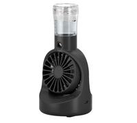 Giwnhvx Forniture di Raffreddamento per Esterni con Ventola di Nebulizzazione con Bottiglia di Nebulizzazione per Soggiorno Camera da Letto Confortevole e Rinfrescante Nero