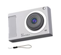 Giwnhvx Fotocamera da 48 MP con schermo IPS da 2,4 pollici, zoom digitale 16X, video 4K e in plastica con luce di riempimento per bambini e studenti,