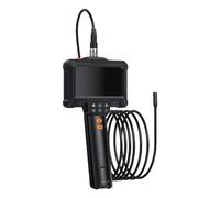 Giwnhvx Fotocamera endoscopica con periscopio luminoso con schermo LCD da 4,3 pollici e 8 luci LED regolabili, telecamera di ispezione Snake Camera