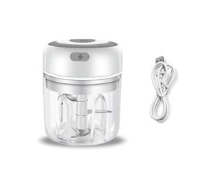 Giwnhvx Frantoio elettrico per aglio - Mini Spremiaglio - Tritacarne portatile per cucinare, ideale per , preparazione di insalate B