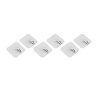 Giwnhvx Ganci da parete a ventosa trasparenti resistenti per cucina, bagno, casa (6)