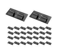 Giwnhvx Ganci per luci a stringa da esterno, 30 clip per luce nera, ganci resistenti per luci interne ed esterne, facili da installare
