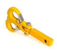 Giwnhvx Gancio per rimorchio in metallo, gancio di salvataggio a forma di di capra per 1/10 RC modellino auto Crawler SCX10 AT6 NT6 NT4, giallo