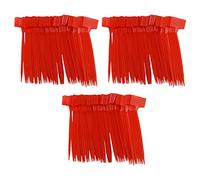 Giwnhvx Gardens Strumenti di Piantagione 150 Pz Bonsai Etichette per Piante di Plastica Etichette da Giardino T-Tipo Capovolto Giardino Tags Marcatori Vivaio Restituito Rosso