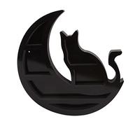 Giwnhvx Gatto nella Luna Piano di Gatto Display Ripiano Parete PVC Soggiorno Camera