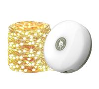 Giwnhvx Ghirlanda da all'aperto striscia LED 2 in 1 design 2000 mAh ricaricabile 10 m lanterna impermeabile esterna