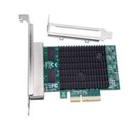 Giwnhvx Gigabit 2.5G, scheda di rete PCIE a 4 porte RJ45, PCI Express X4, chip RTL8125BG per desktop