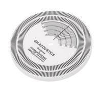 Giwnhvx Giradischi Affidabili Disco Stroboscopico Stuoia di Stroboscopio Test Rilevamento della Velocità di Rotazione Disco di Misura della Velocità di Registrazione in Vinile