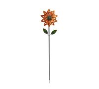 Giwnhvx Girandola A in Metallo con Girasole con Paletto, Scultura Cinetica A con Mulino A per Ornamenti da Giardino, Decorazioni per Esterni