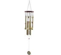 Giwnhvx Grande Campanello a in Legno Multi-Tubi in Metallo Decorazione della Porta Decorazione Campana in Lega