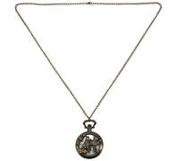 Giwnhvx Grande Orologio da Taschino con Cane Zodiaco in Scolpito in