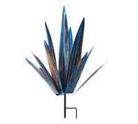 Giwnhvx Grande Scultura Rustica di Tequila, Piante Rustiche di Agave in Metallo per Cortile Esterno, Decorazioni per la Casa Agave in Metallo Dipinto A Mano, Durevole H