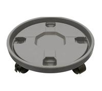 Giwnhvx Grande vassoio rotondo ispessito per vaso di fiori pesante mobile carrello staffa portatile e pratico attrezzi da giardinaggio 40 cm