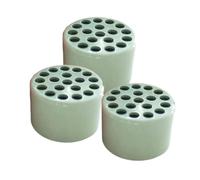 Giwnhvx Griglia floreale riutilizzabile per vaso, di supporto per di Ikebana a spirale fai da te 3 pezzi (verde)