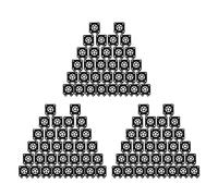 Giwnhvx Guarnizioni a membrana per carburatore per motosega 2500/3800/4500/5200/5800, 96 pezzi