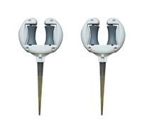 Giwnhvx Guida al Tubo Di Irrigazione Chiodo di Posizionamento Tubo Acqua Tenendo Rullo Liscio Testa Punta Strumento Di Irrigazione Giardino Giardino Esterno