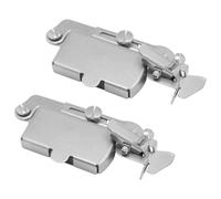 Giwnhvx Guida magnetica multifunzionale per cucitura, guida per orlo, guida per macchina da cucire industriale o a piedino da passeggio, 2 pezzi, facile da installare e da usare