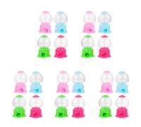 Giwnhvx Gumball Machine, 3,7 Pollici Mini Dispenser di caramelle Gumball Macchine per regali di festa per bambini (confezione da 20)