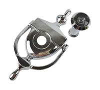 Giwnhvx Heurtoir de Porte Solide, Heurtoir de Porte Antifurto, Tipo Corda Vittoriana, Spioncino de Specchio de Porte con Lente in Vetro,A