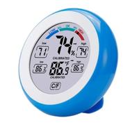 Giwnhvx Igrometro digitale termometro igrometro monitor interno casa temperatura umidità monitor per casa ufficio camera bambino blu