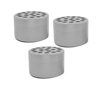 Giwnhvx Ikebana - Supporto per a spirale, per vasi e fiori riutilizzabili, per fiori, di supporto per gambo di Ikebana a spirale fai da te, 3 pezzi (grigio)