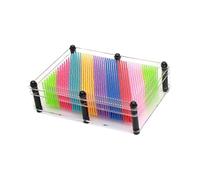 Giwnhvx Impronta A Mano con Ago Pittura 3D Stampo A Mano Regali per Bambini Giocattoli Sensoriali in Plastica Palmare Scultura Pin Giocattoli B