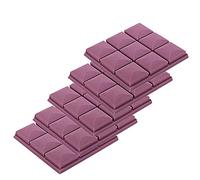 Giwnhvx in schiuma acustica, set di 5 30 x 30 x 5 cm, piastrelle in schiuma insonorizzata, colore: Viola