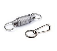Giwnhvx in titanio a sgancio rapido, staccabile Pull Apart Keychain,Accessorio Rotazione a 360 gradi