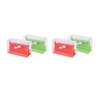 Giwnhvx Infilatoi automatici, 4 pezzi, infila , per utensili da cucire, infila , automatica per cucire a mano (verde + arancione)