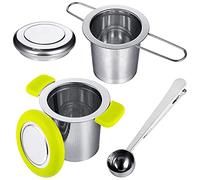 Giwnhvx Infusore da Tè con, Doppi Manici per Appendere Teiere, Tazze, Tazze per Riporre Tè e Caffè nel Foglie Sfuse